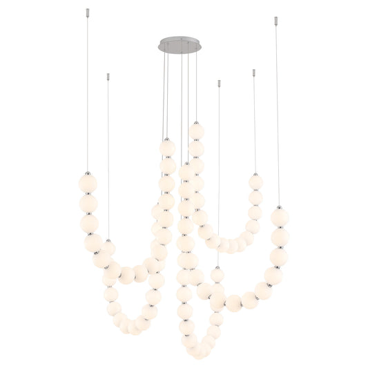 Akoya 54-in 5-Head Chandelier
