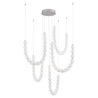 Akoya 54-in 5-Head Chandelier