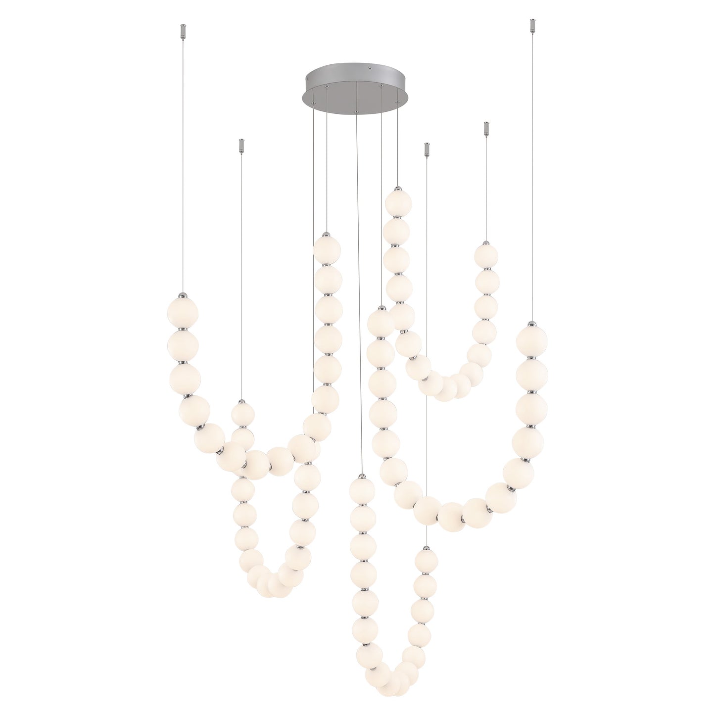 Akoya 54-in 5-Head Chandelier