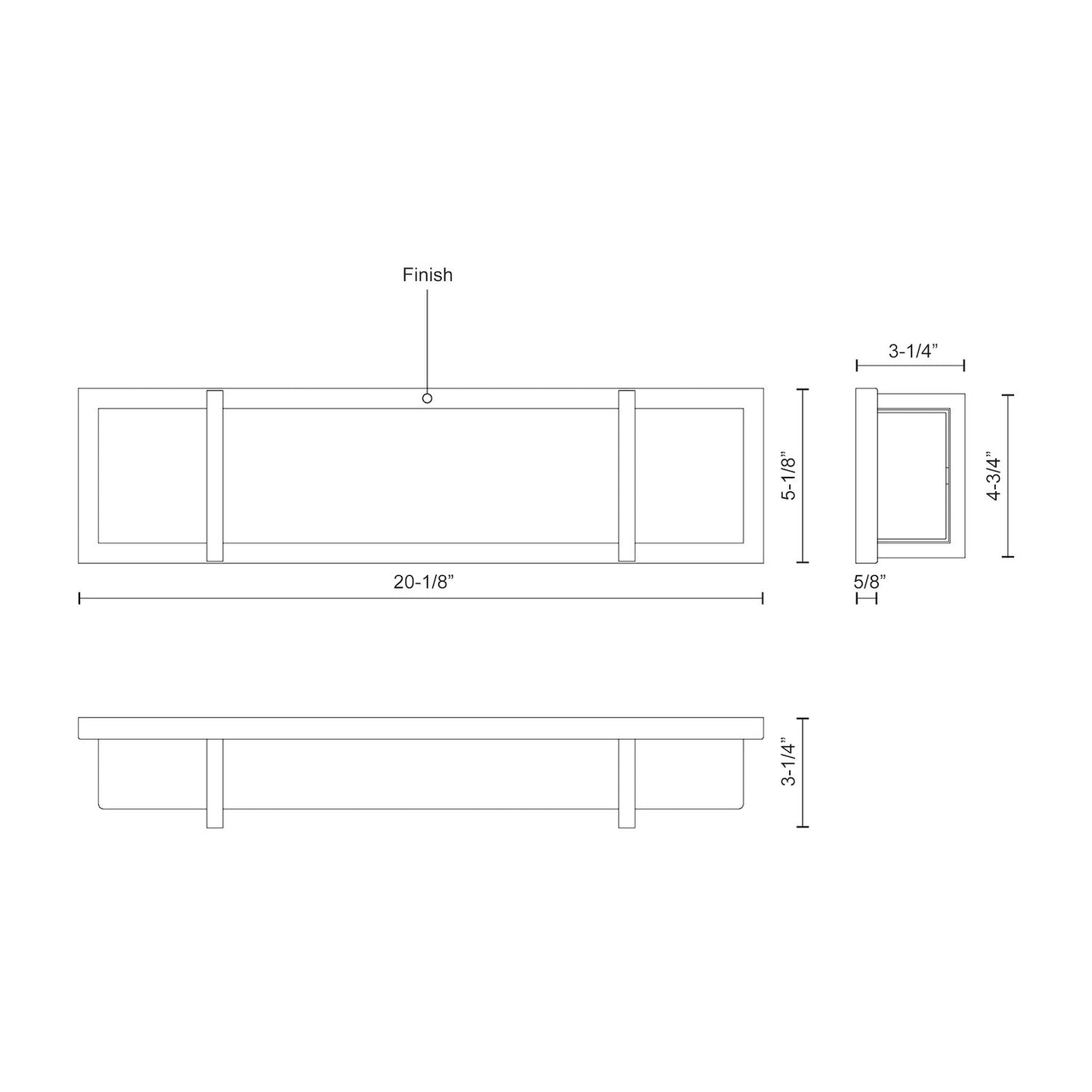 Alberni 20-in Vanity Light