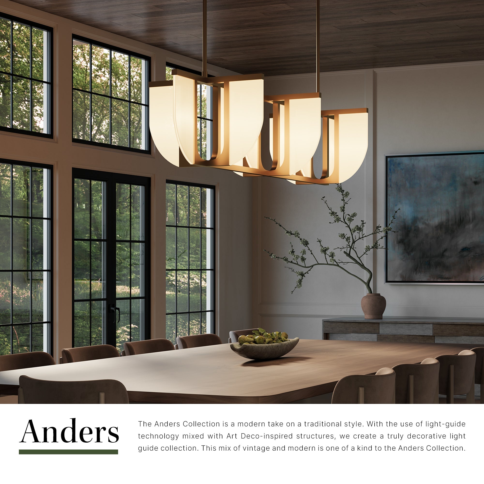 Anders 30-in Chandelier – Kuzco Lighting