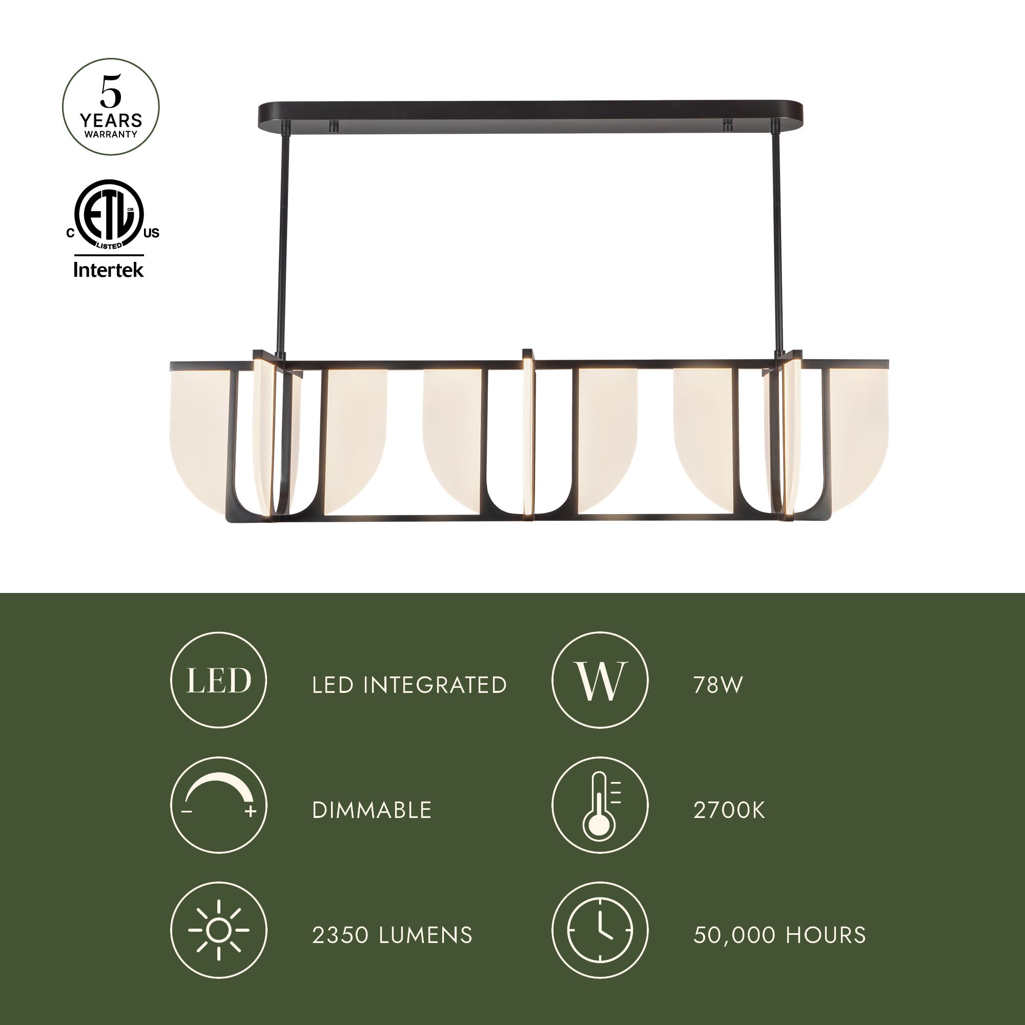 Anders 30-in Chandelier – Kuzco Lighting