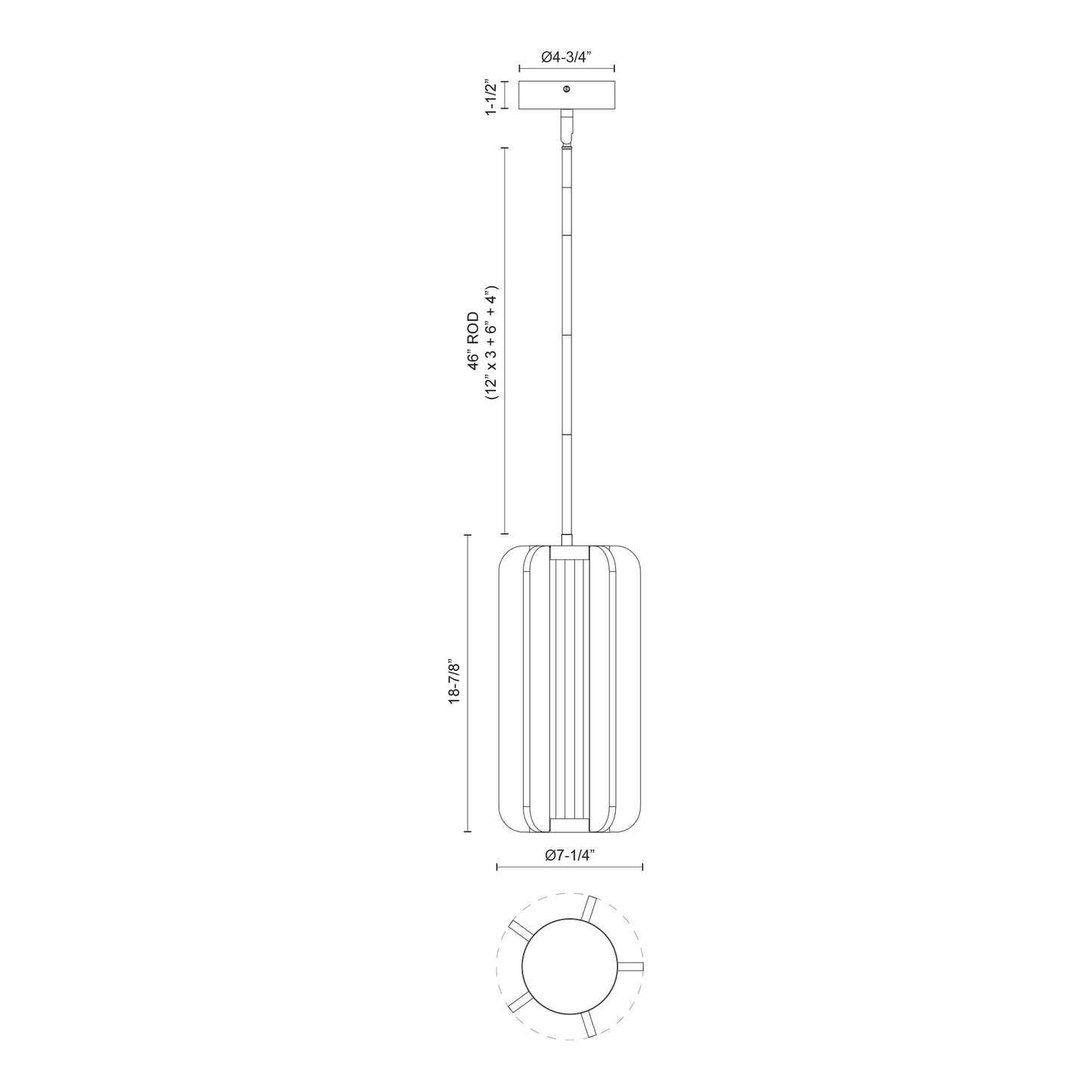 Anders 7-in Pendant