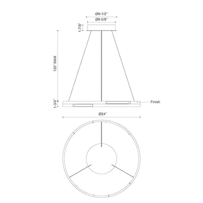 Anello Minor 24-in Pendant