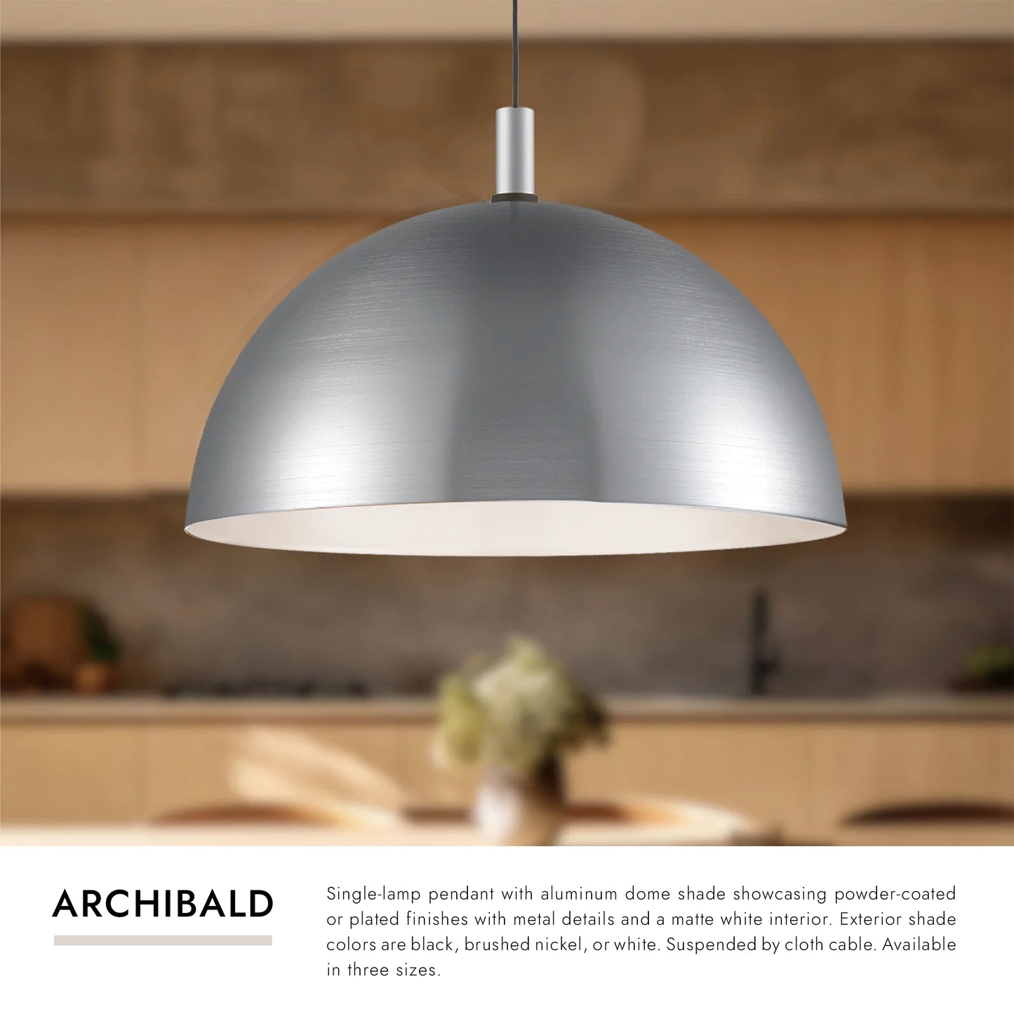 Archibald 32-in Pendant