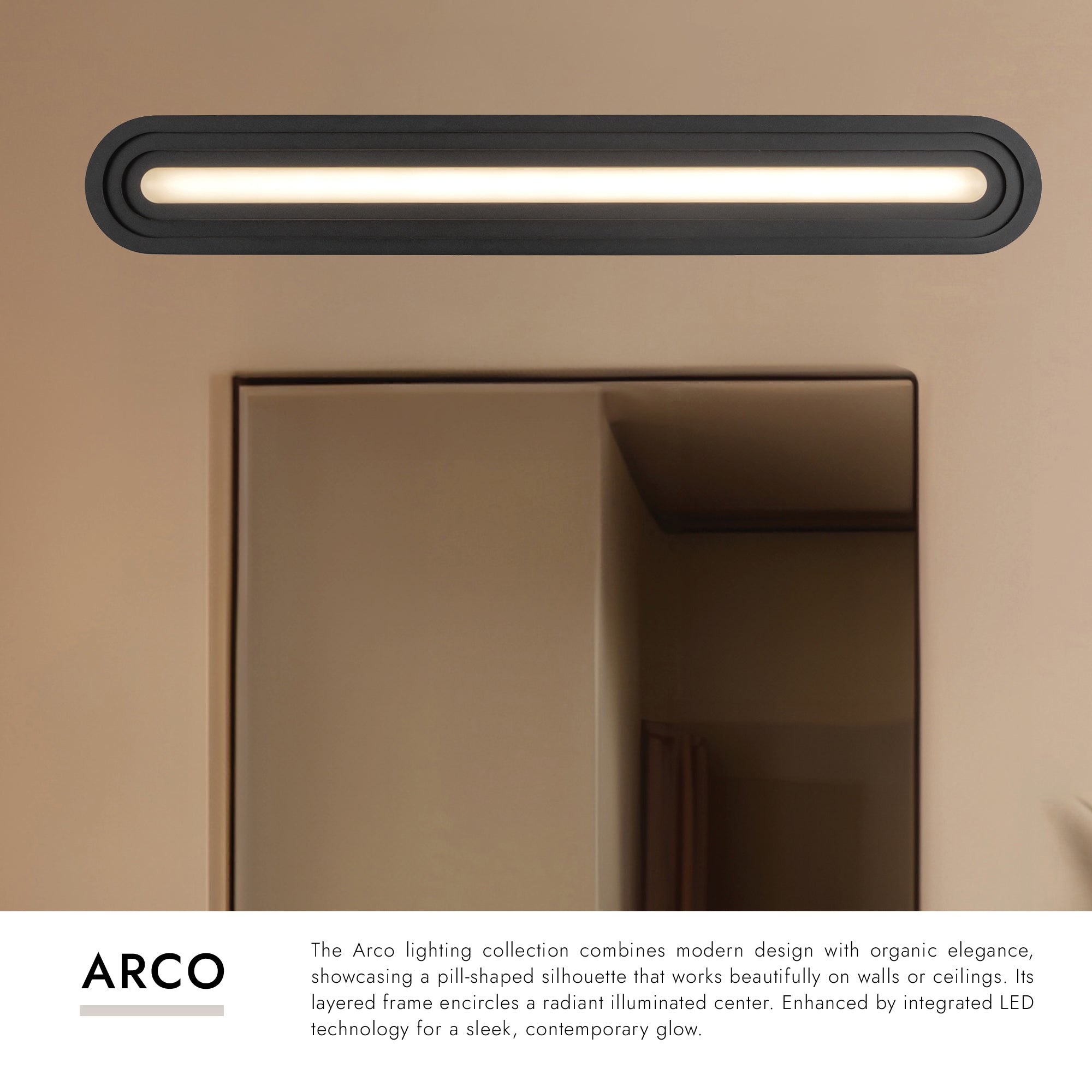Arco 32-in Vanity Light – Kuzco Lighting