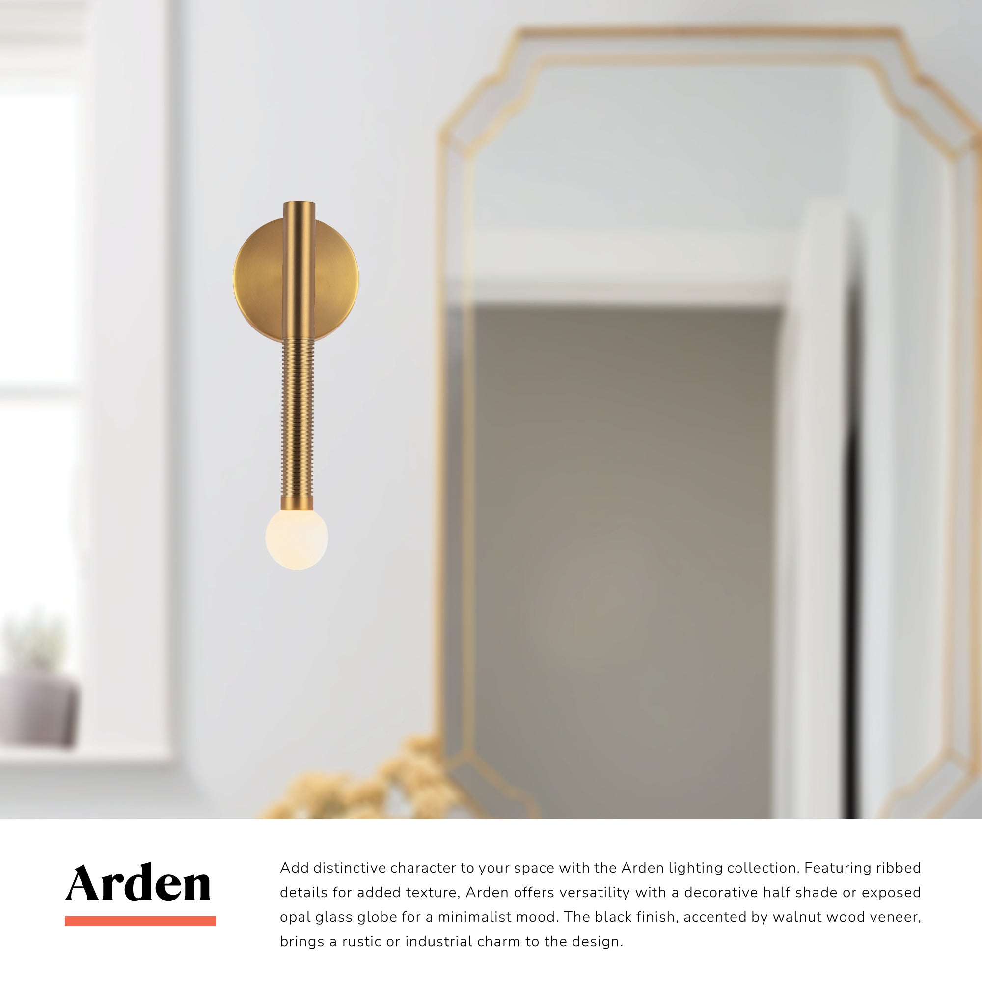 Arden 14-in Wall/Vanity Light – Kuzco Lighting