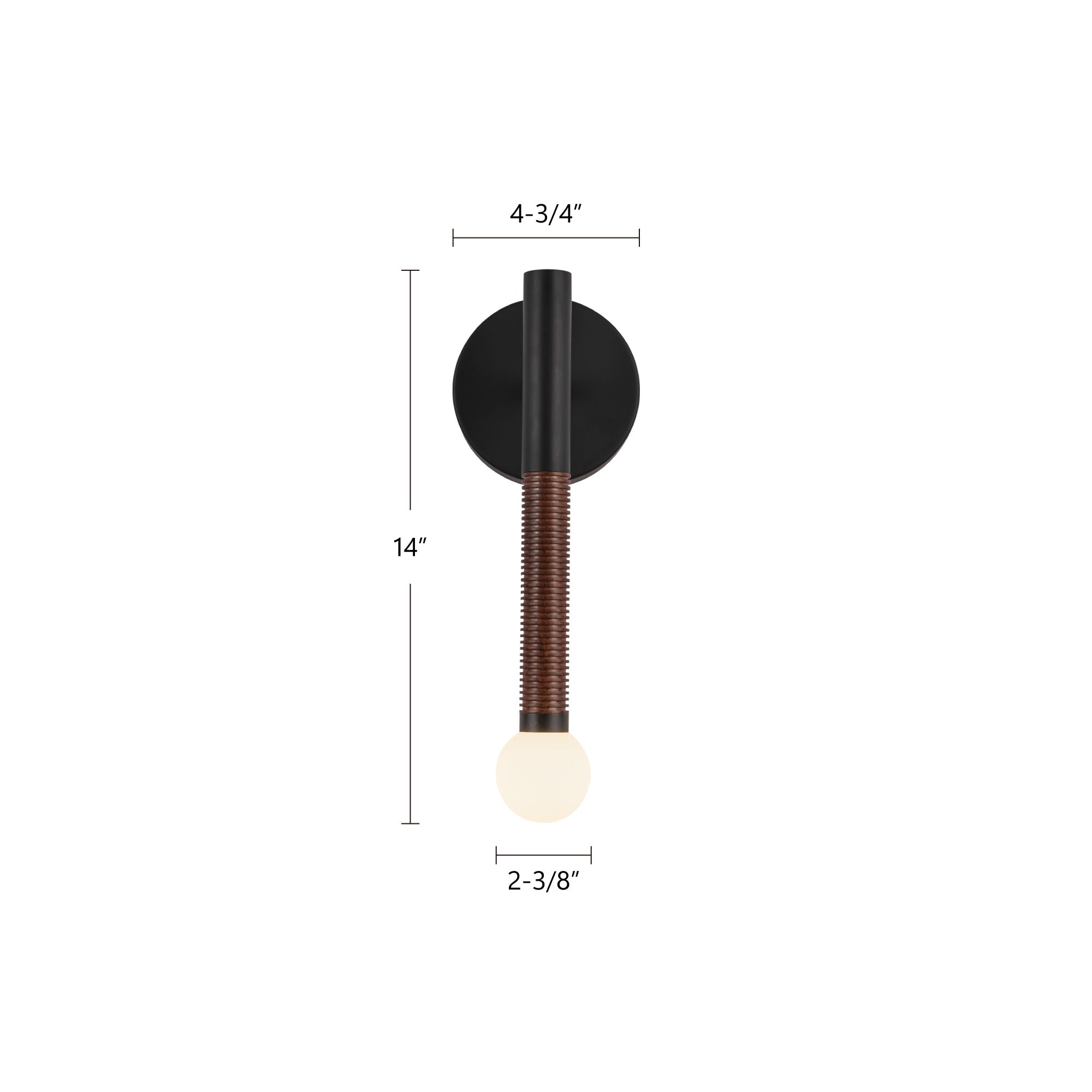 Arden 14-in Wall/Vanity Light – Kuzco Lighting