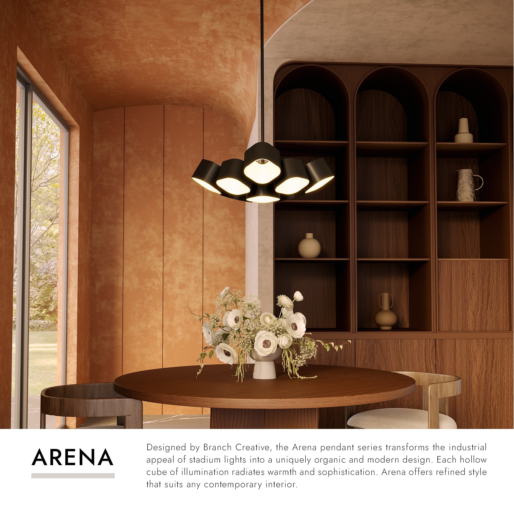 chandelierデスク Inlet Traditional Bronze Steel Faux Shagreen Leather Shade
