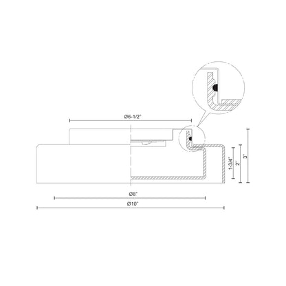 Aston 10-in Flush Mount