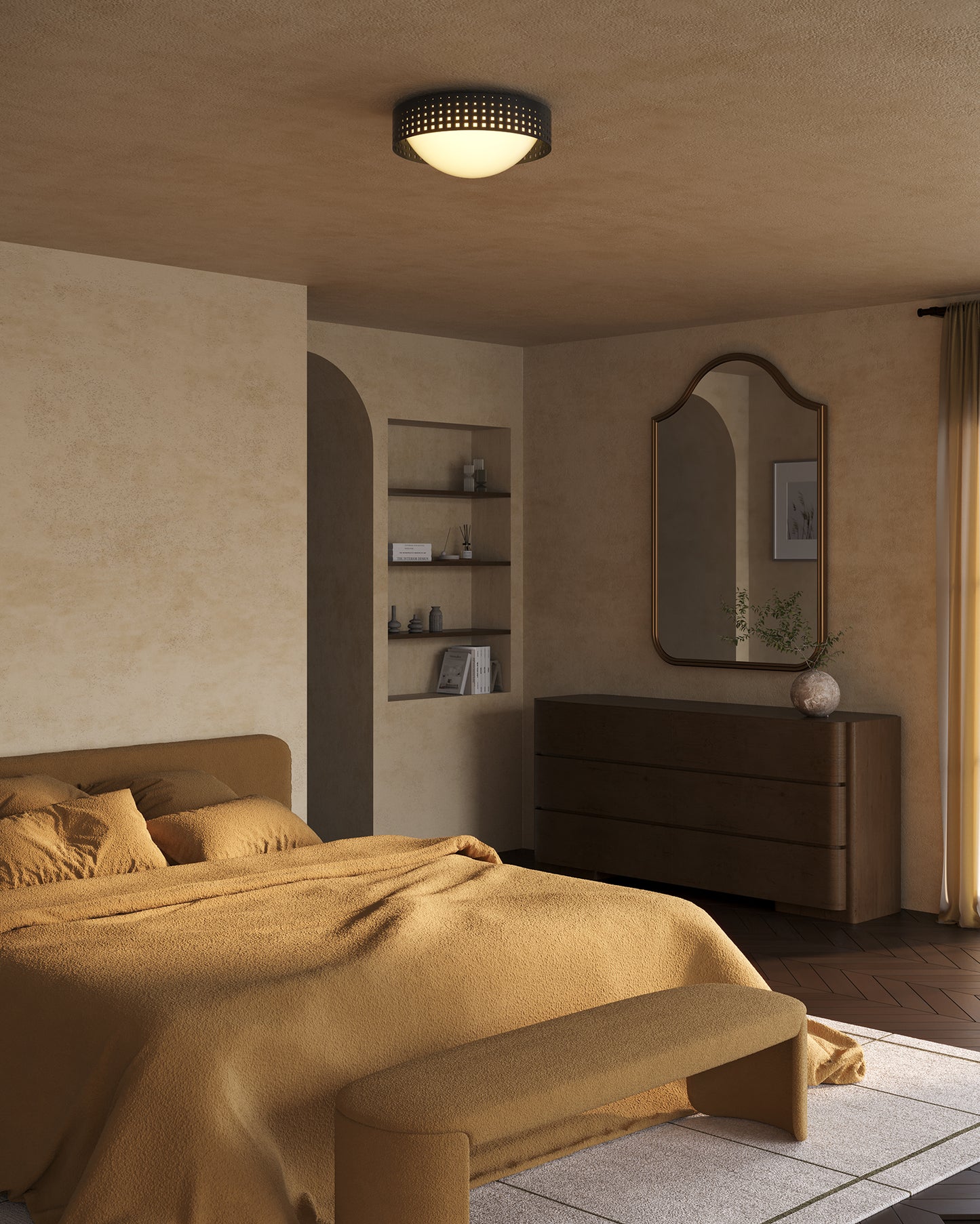 Astoria 14-in Flush Mount