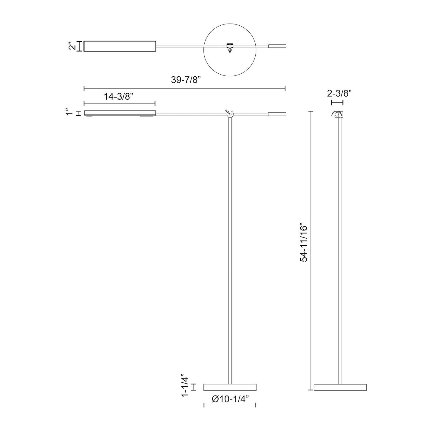 Astrid 55-in Floor Lamp