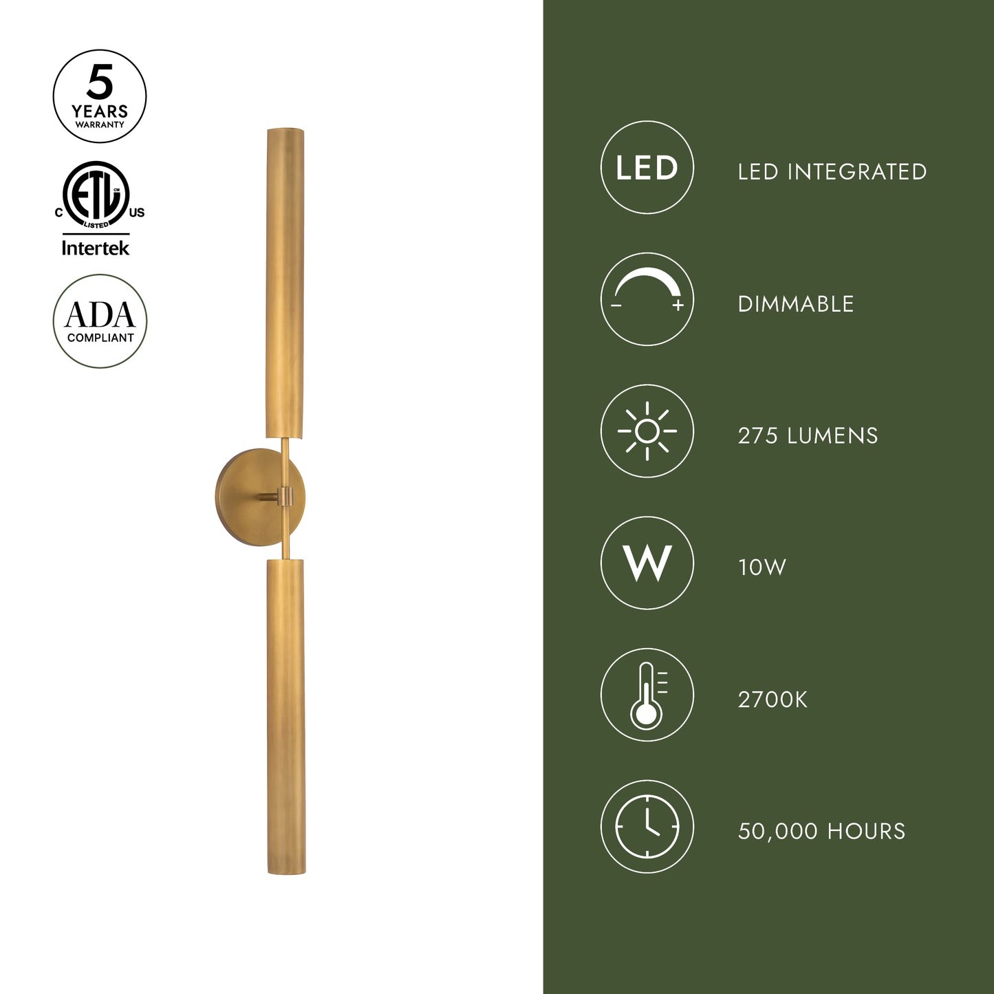 Astrid 35-in Wall/Vanity Light