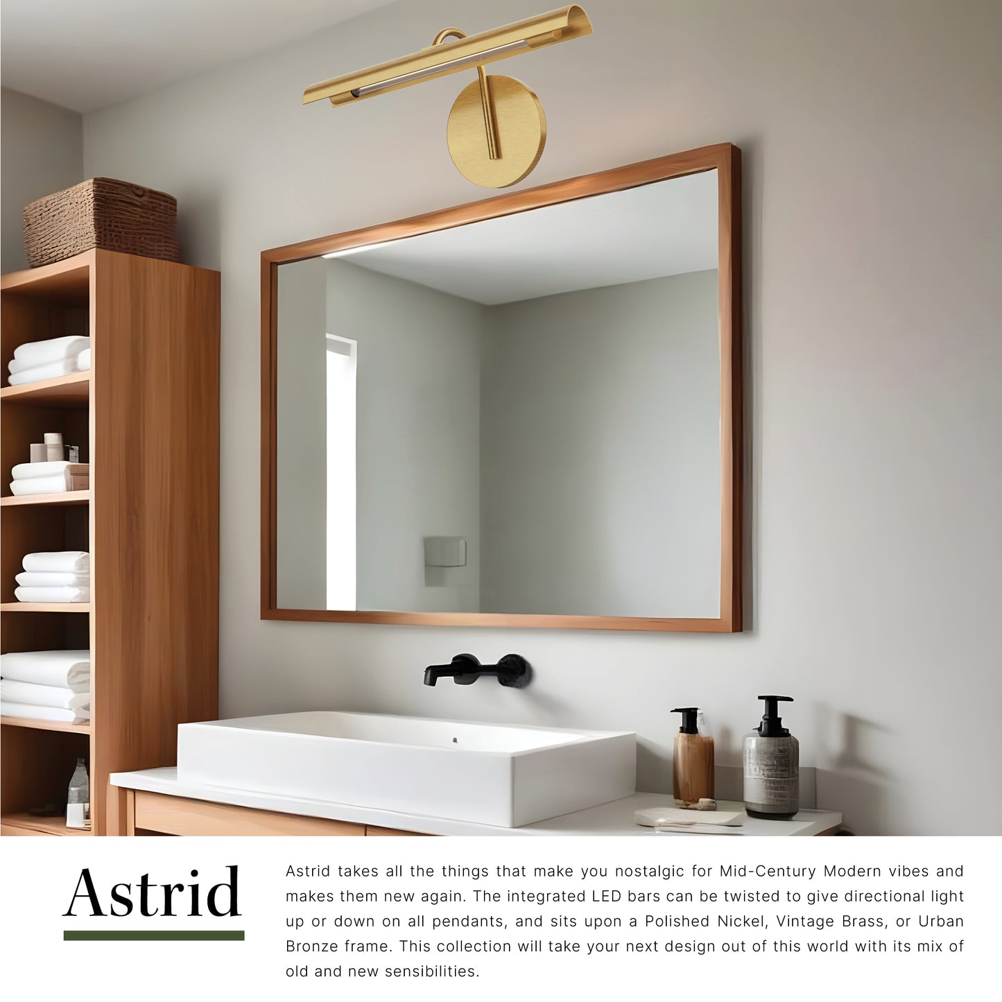 Astrid 14-in Wall/Vanity Light