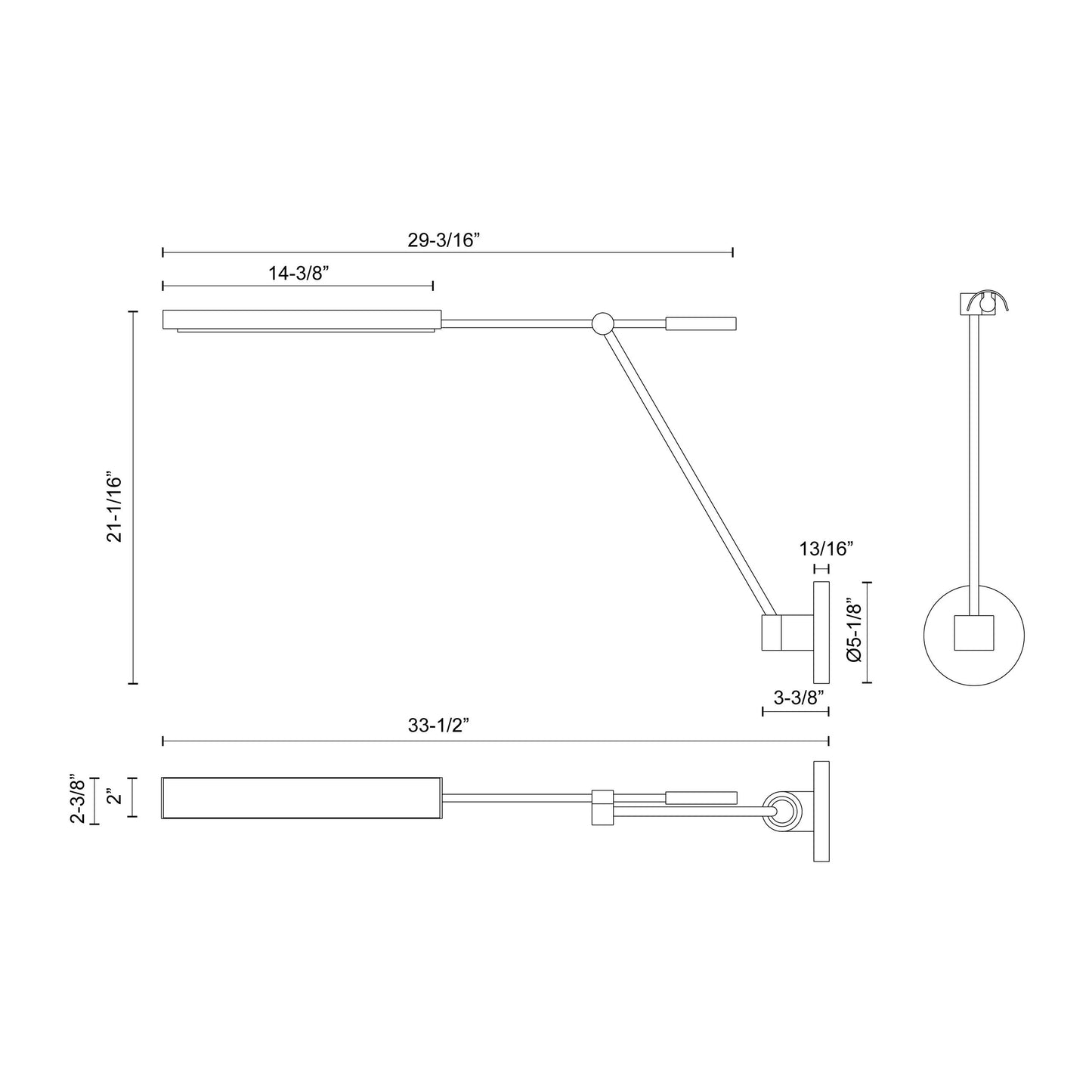 Astrid 33-in Wall/Vanity Light