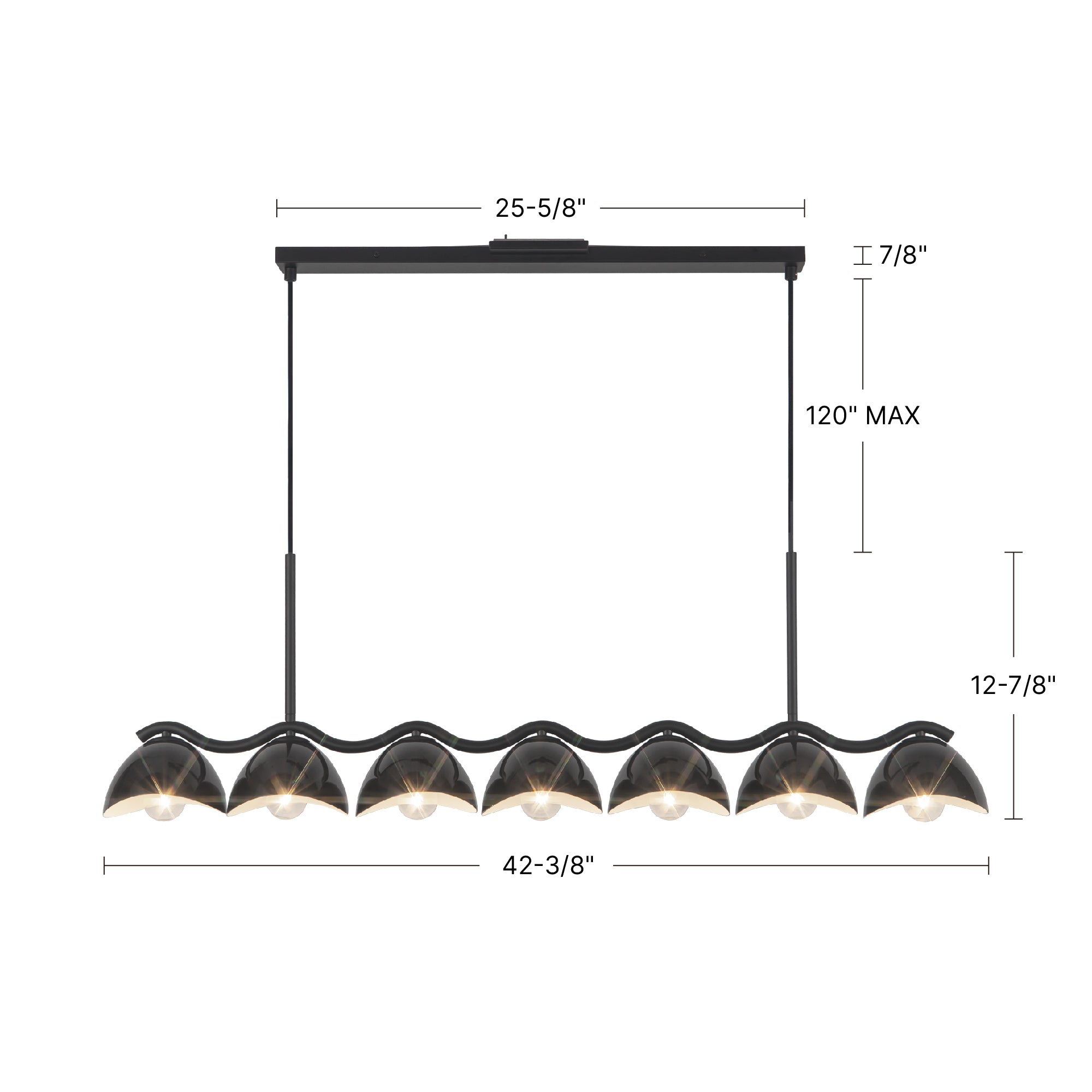Atlas 42-in Linear Pendant – Kuzco Lighting