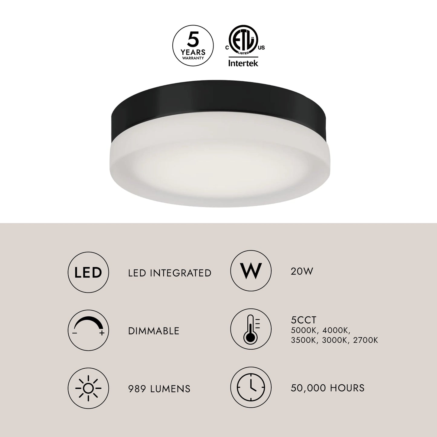 Bedford 11-in Flush Mount