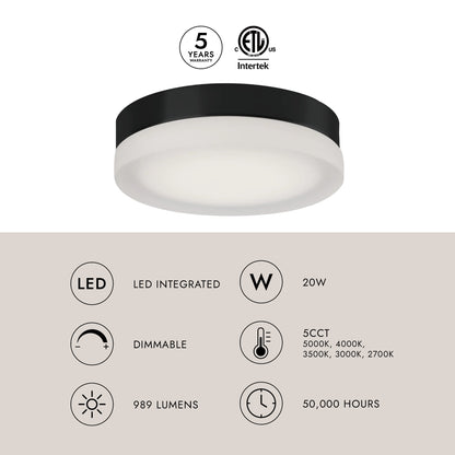 Bedford 11-in Flush Mount