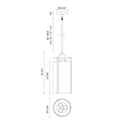 Belmont 7-in Pendant