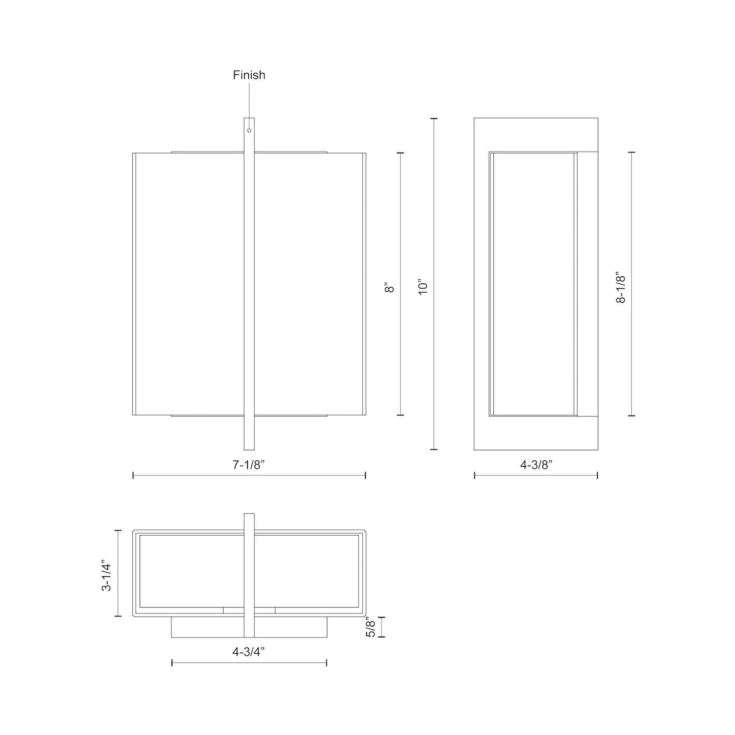 Bengal 7-in Wall Sconce