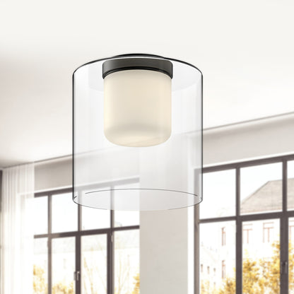 Birch 9-in Flush Mount