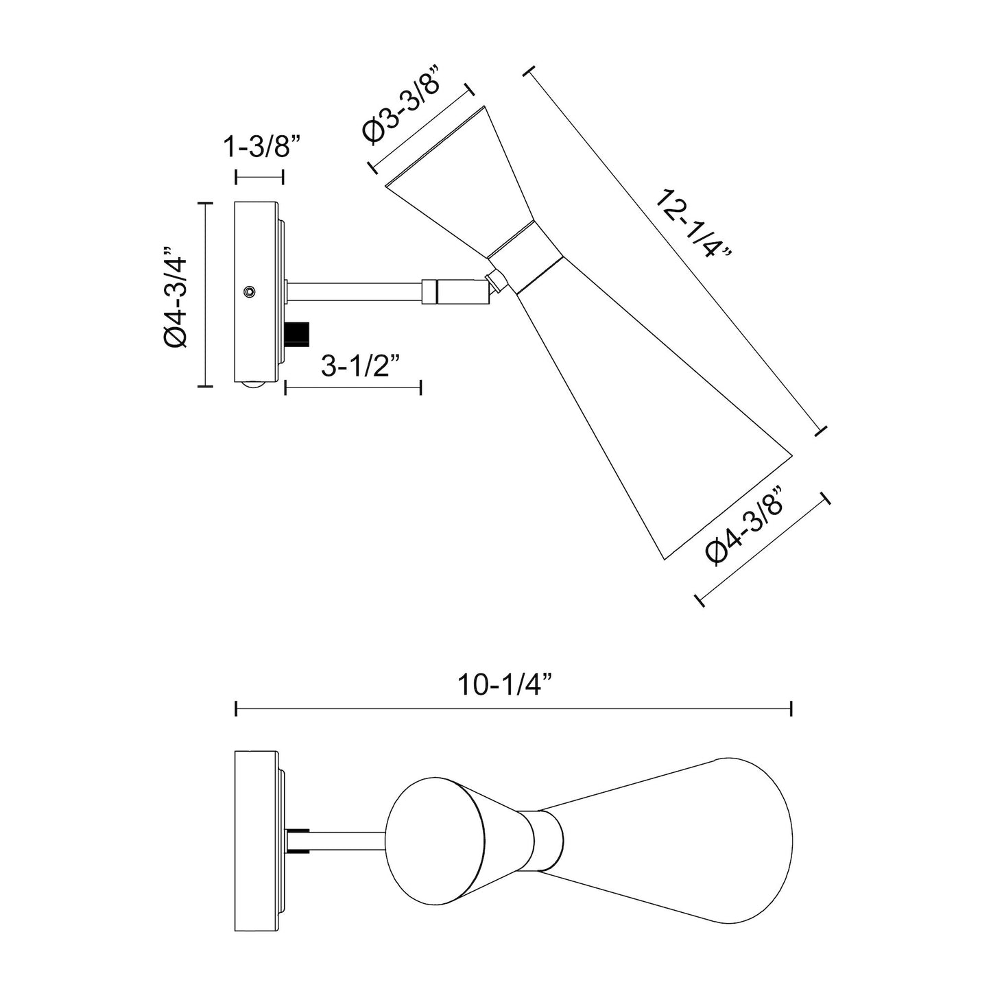 Blake 4-in Wall/Vanity Light