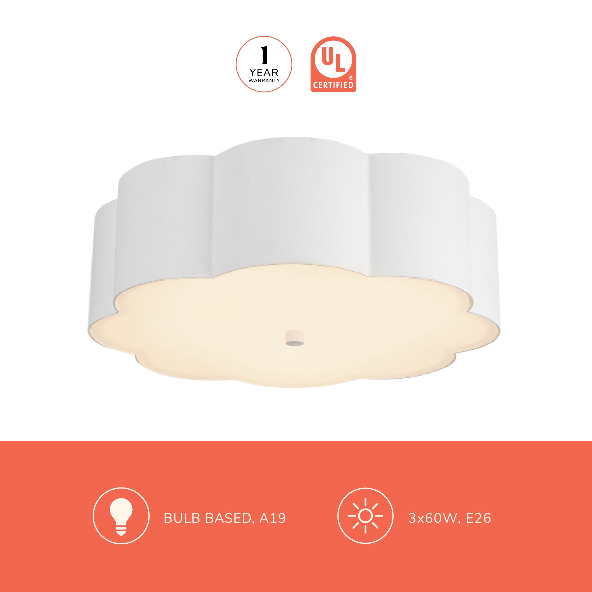 Blossom 14-in Flush Mount – Kuzco Lighting