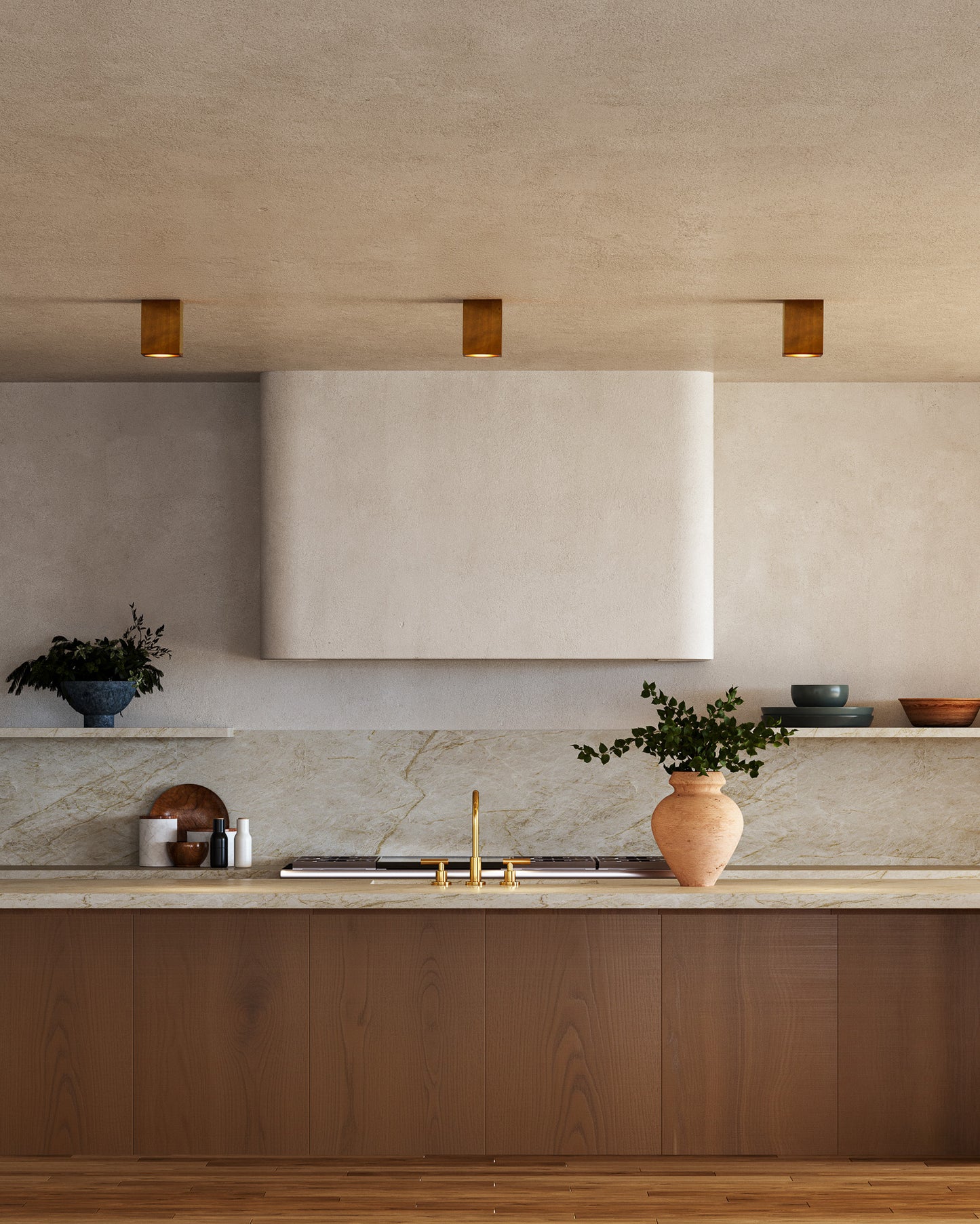 Bosco 7-in Semi-Flush Mount