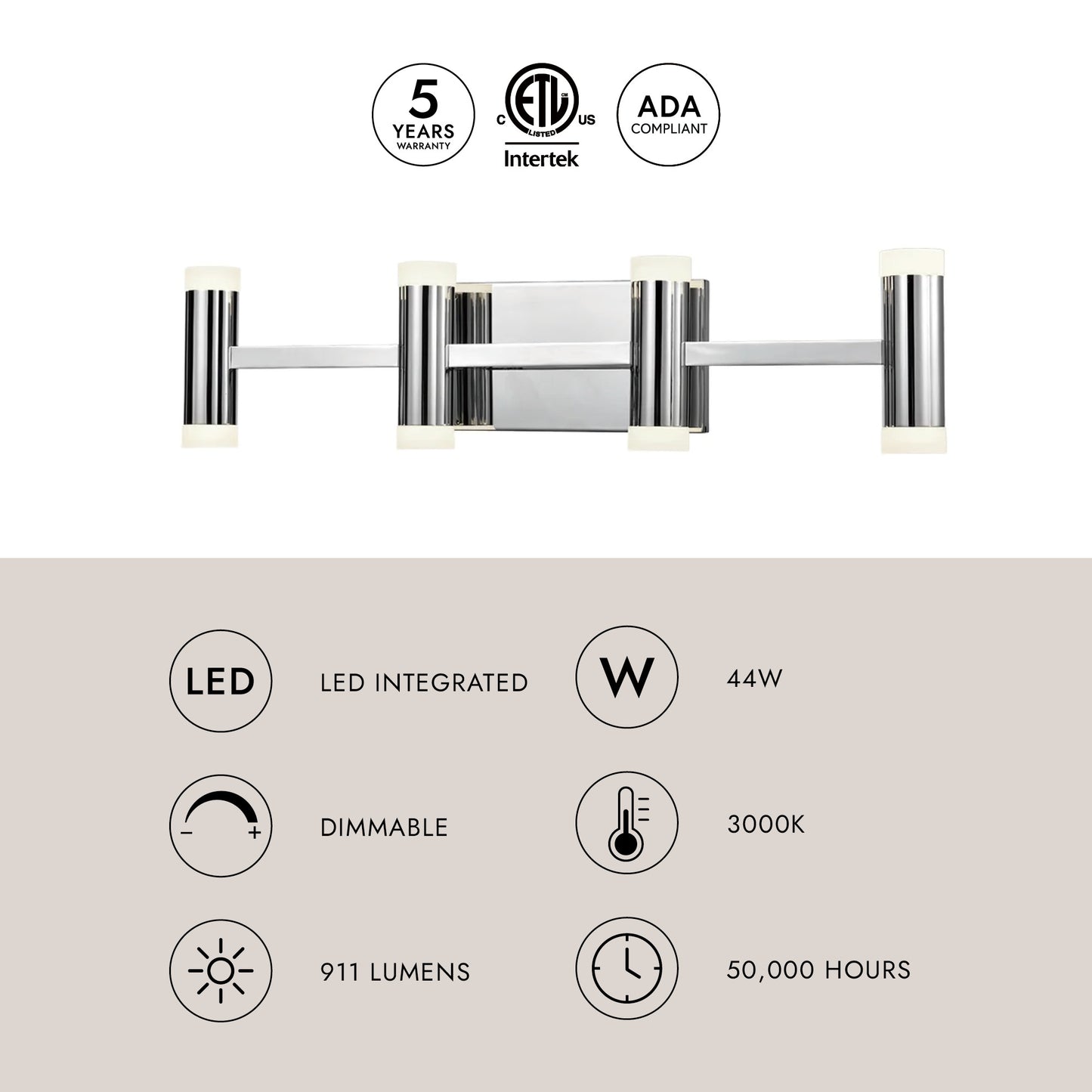 Brazen 27-in Vanity Light