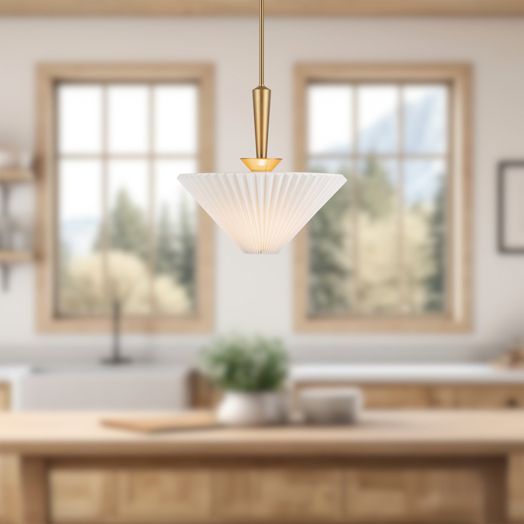 Bridgette 16-in Pendant – Kuzco Lighting