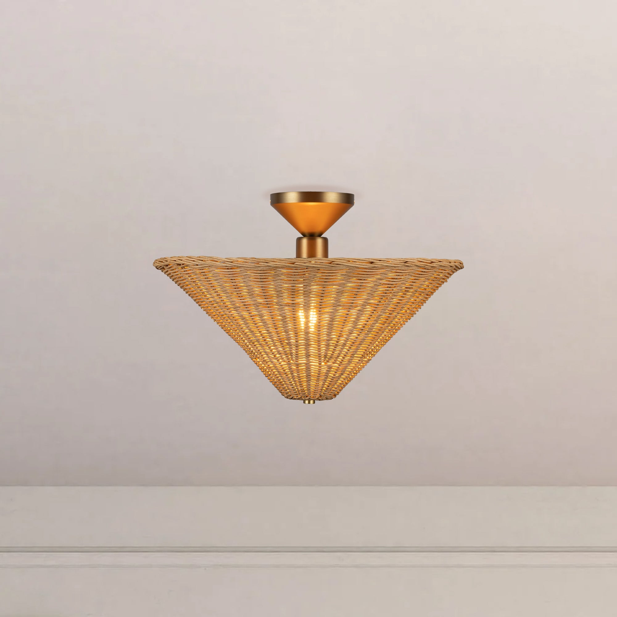 Bridgette 16-in Semi-Flush Mount – Kuzco Lighting