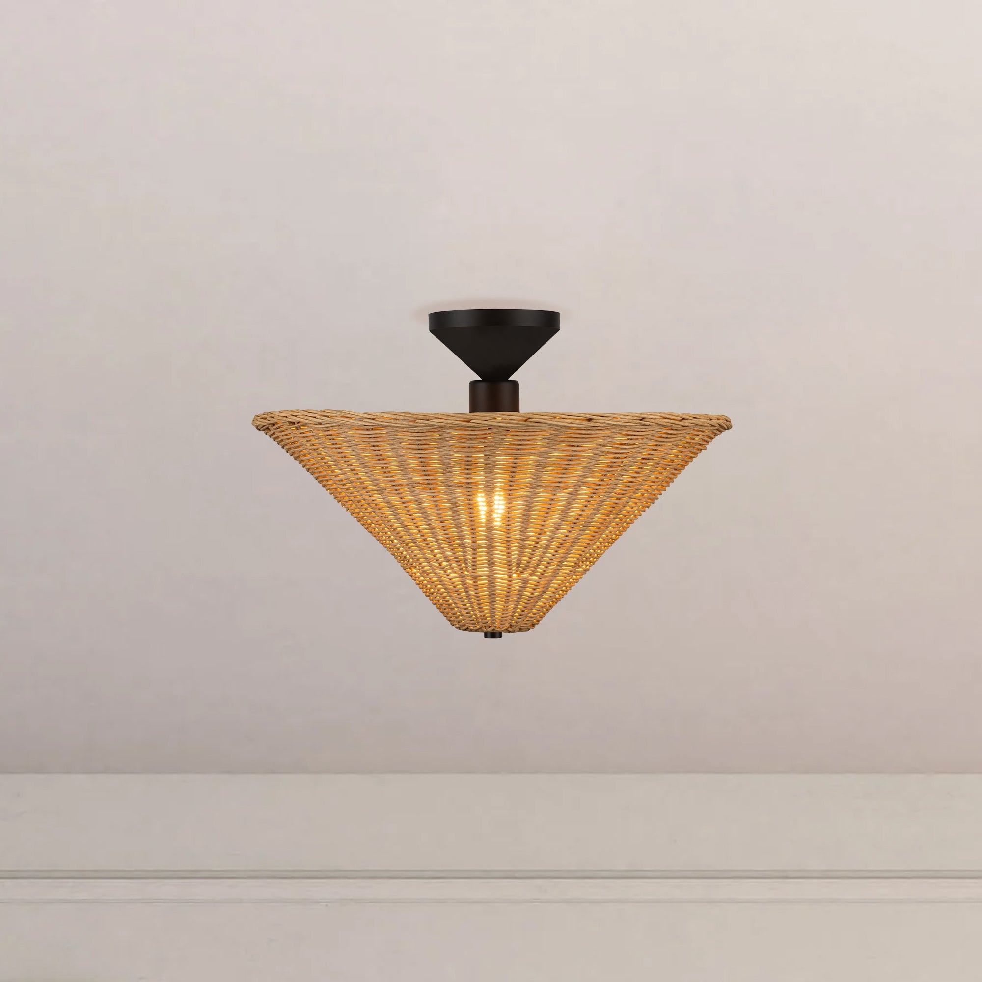 Bridgette 16-in Semi-Flush Mount – Kuzco Lighting