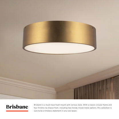 Brisbane 16-in Flush Mount
