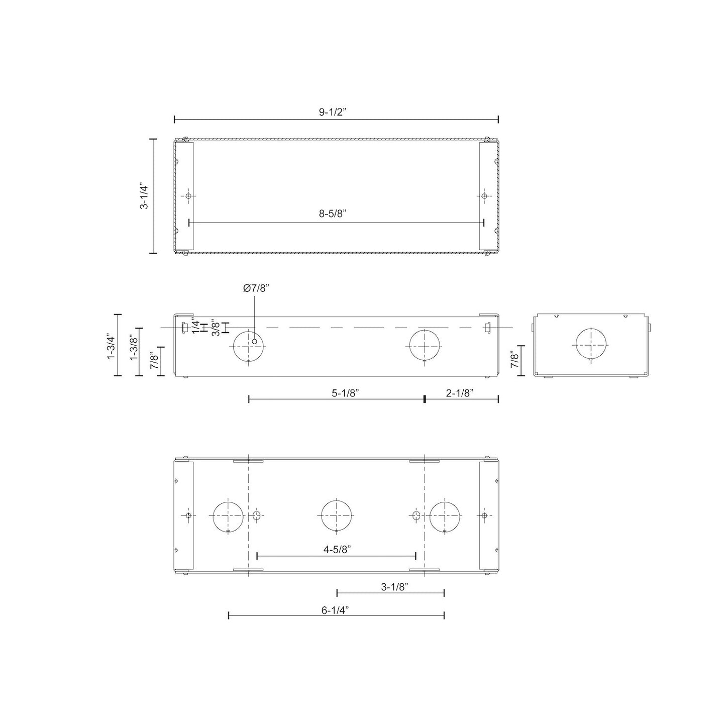 ER9410-MBOX Interior Wall Box