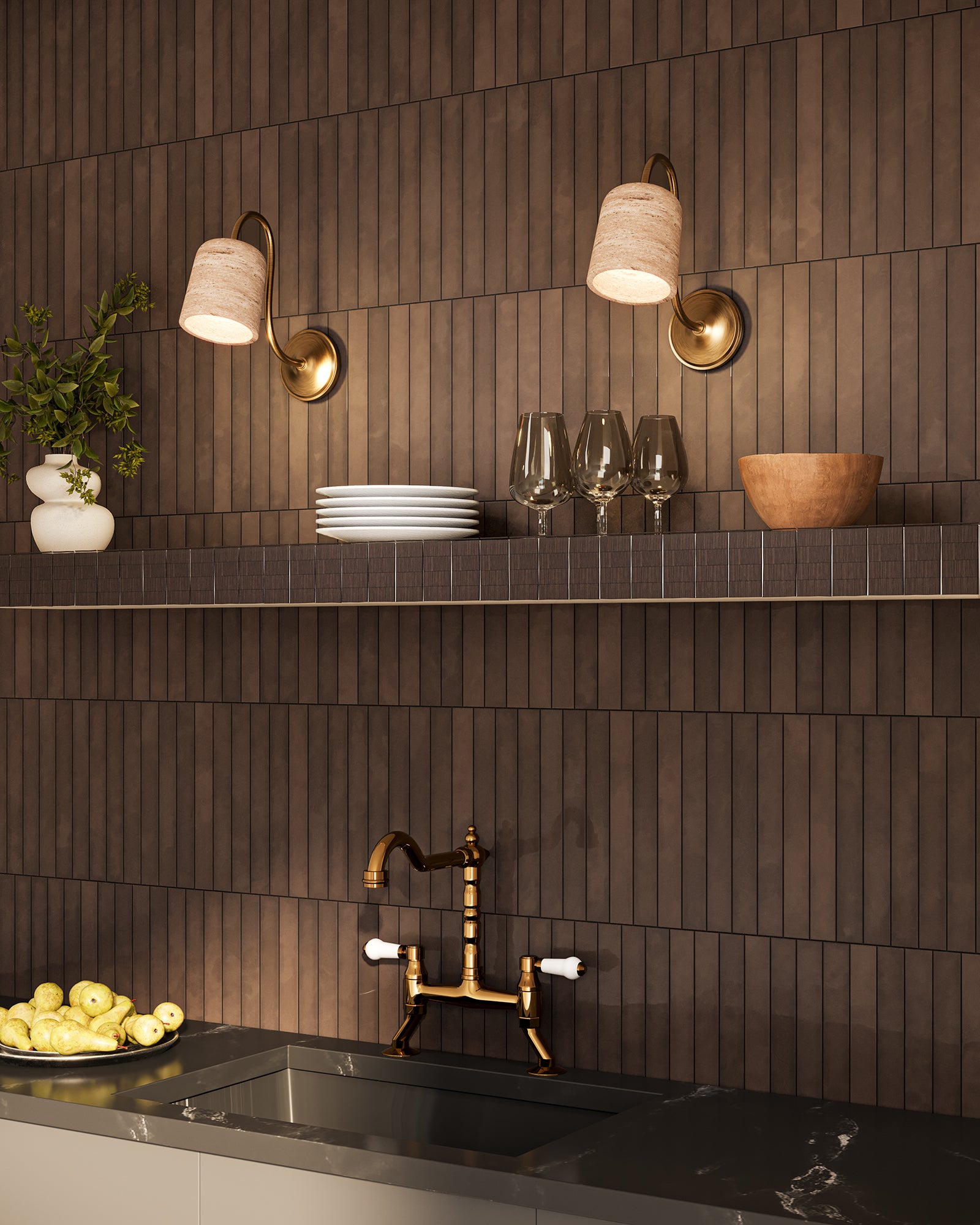 Bromley 5-in Wall/Vanity Light – Kuzco Lighting