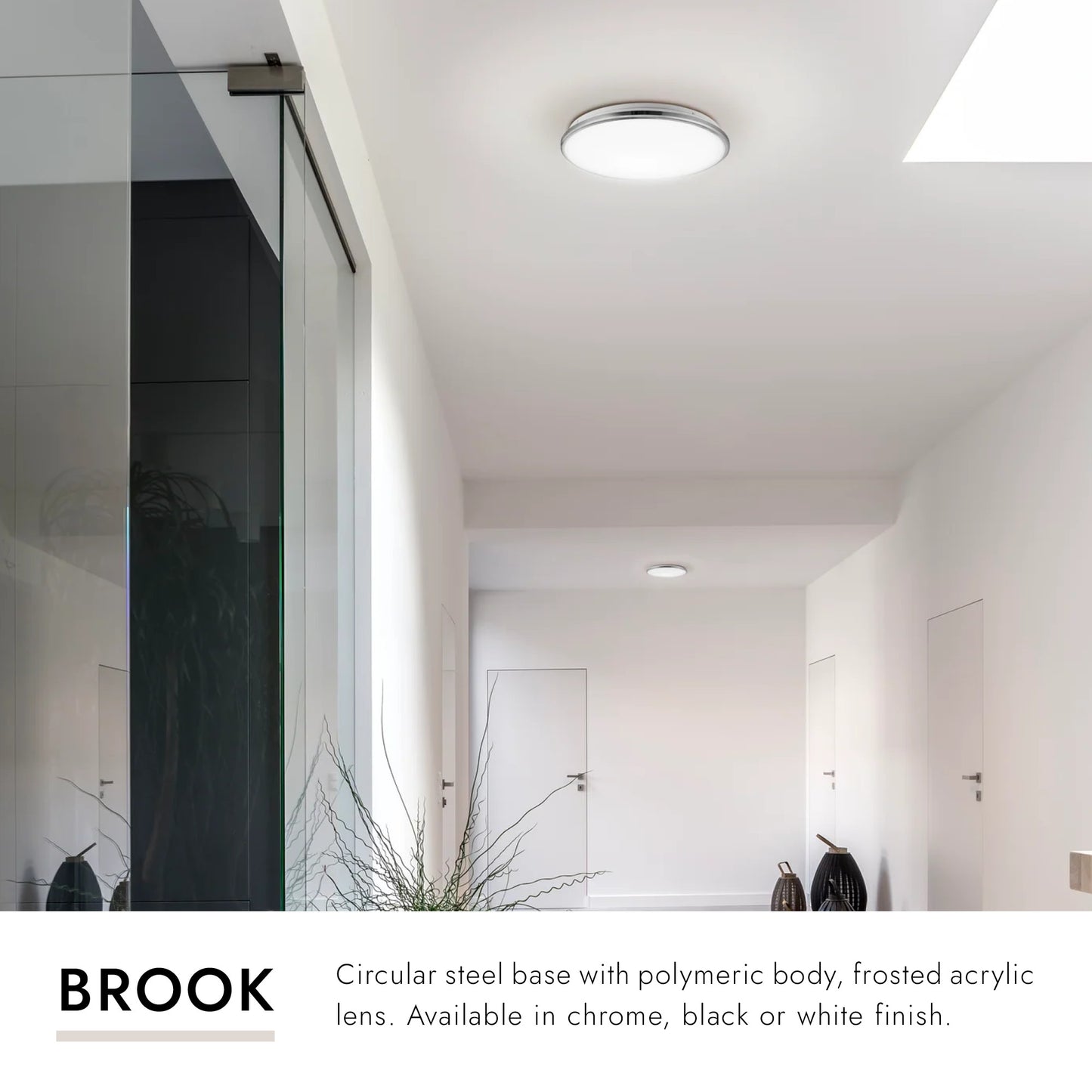 Brook 15-in Flush Mount