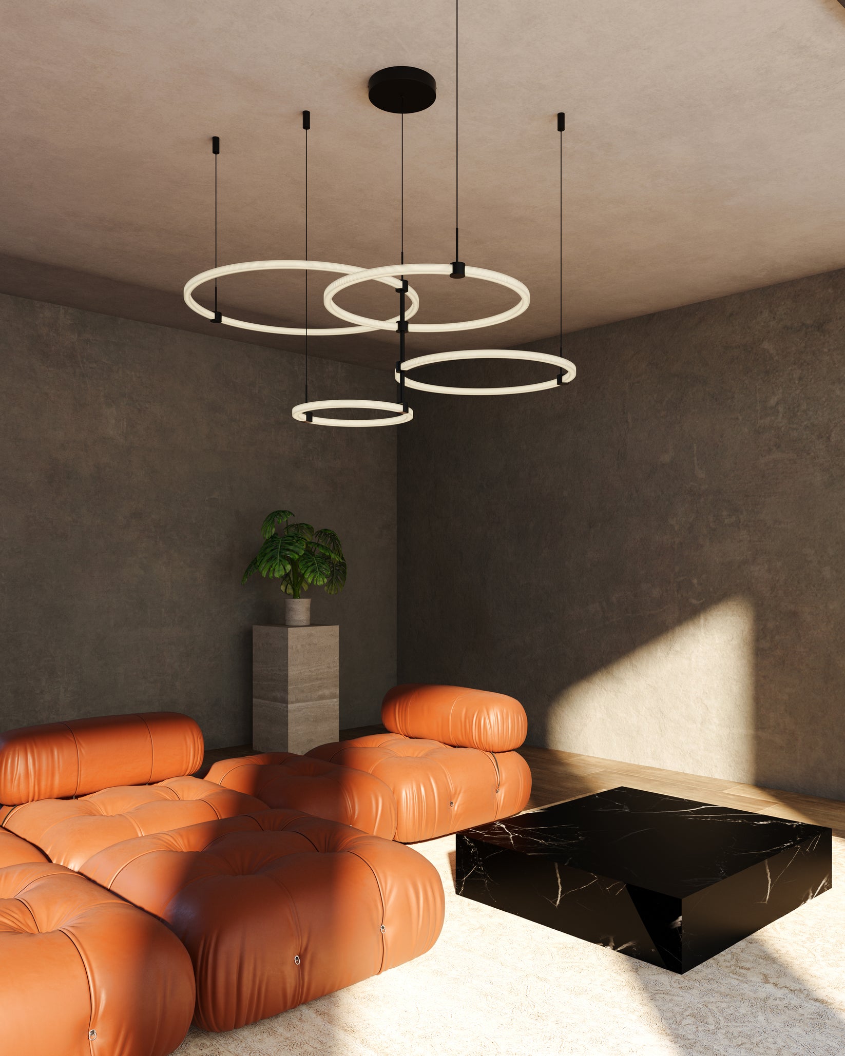 Chandelier / Bougeoir En Laiton Bruni, Style Byzantin, Fabrication Italienne - Neuf