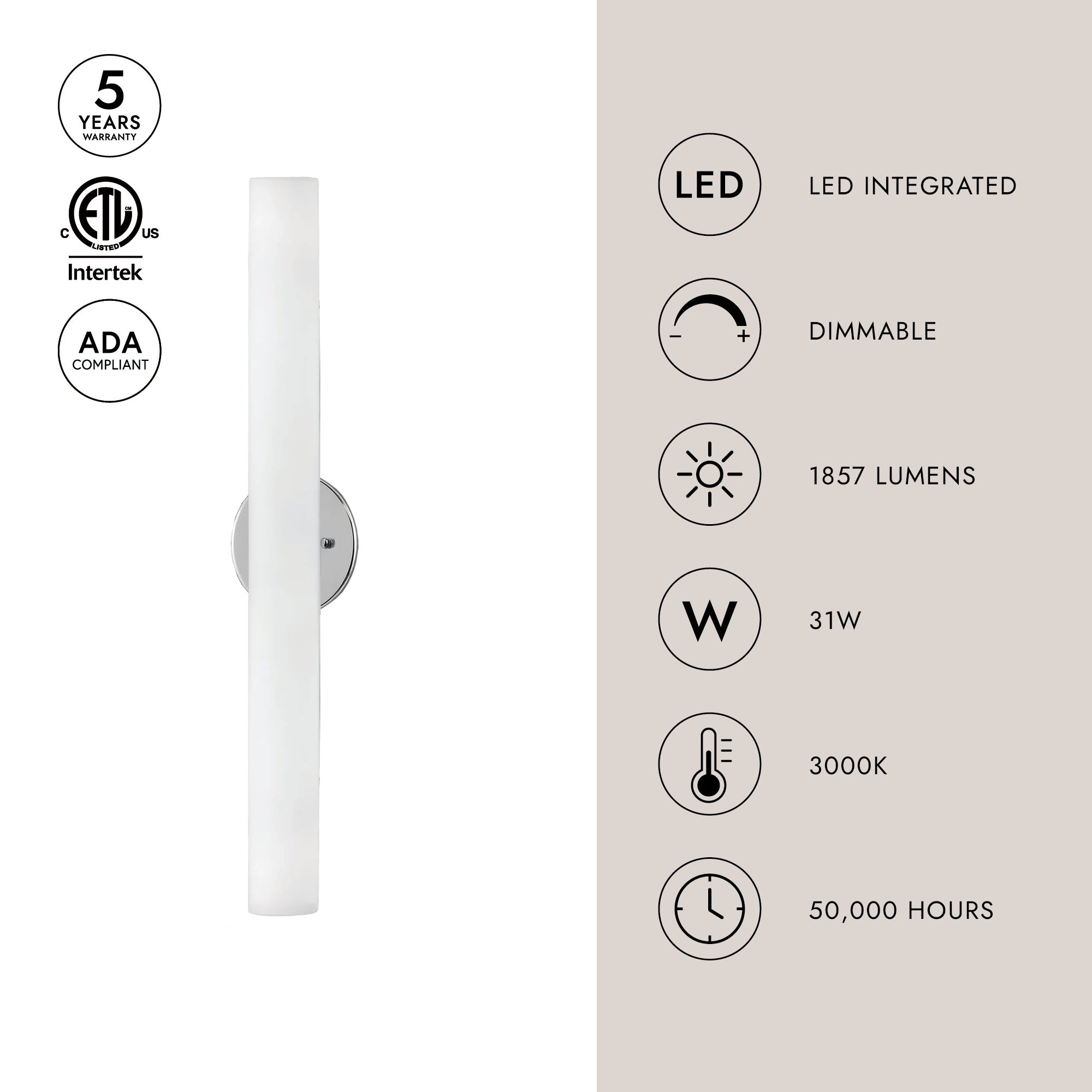 Bute 32-in Wall Sconce – Kuzco Lighting