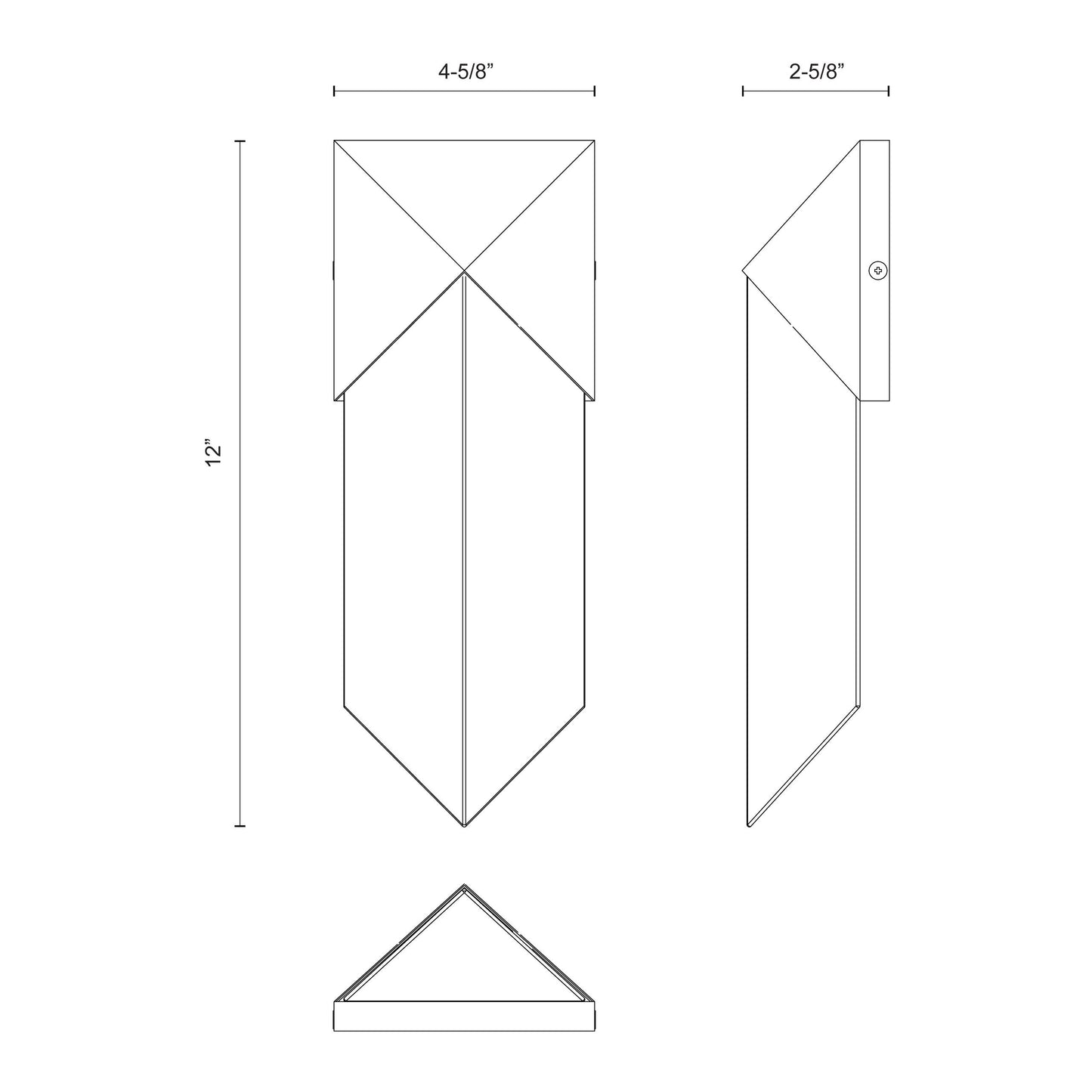 Caesar 12-in Wall/Vanity Light