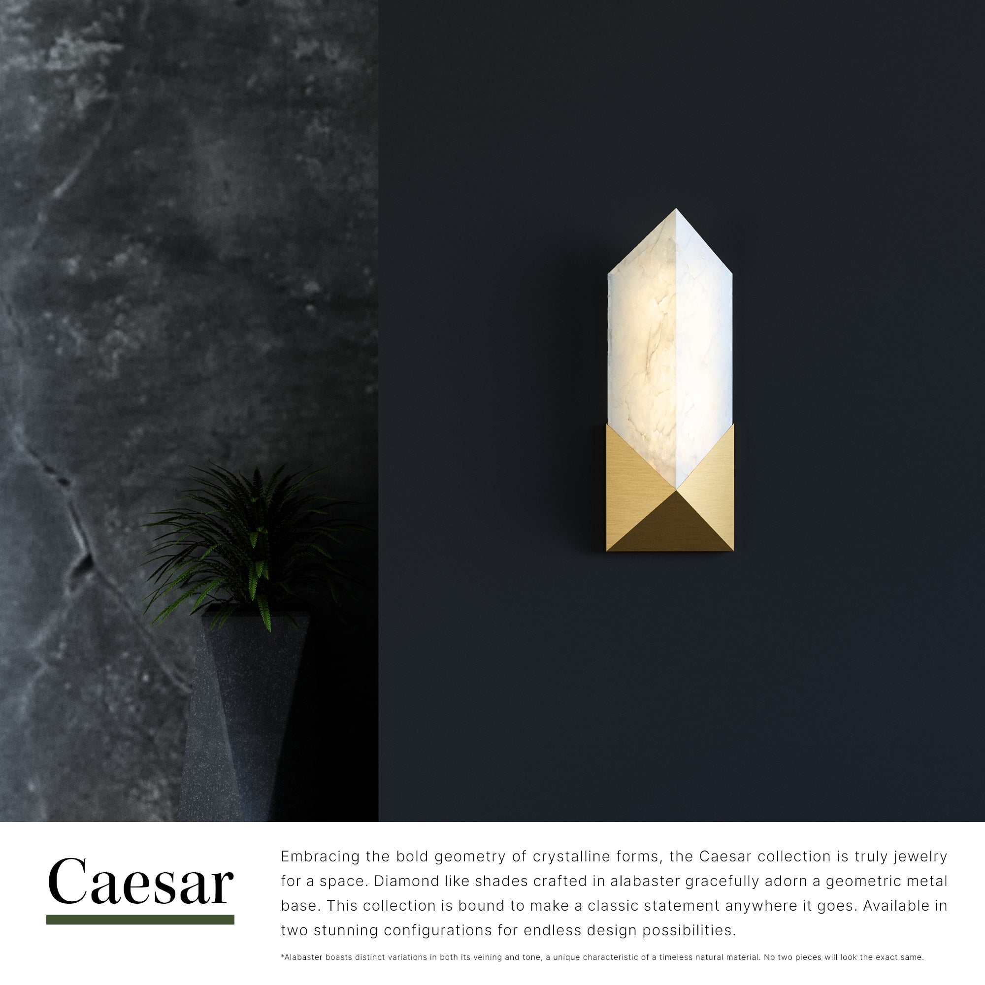 Caesar 12-in Wall/Vanity Light – Kuzco Lighting