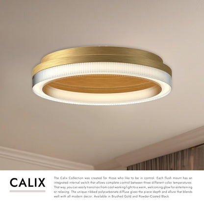 Calix 16-in Flush Mount