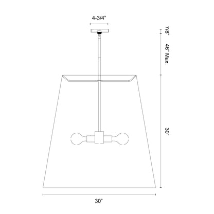 Calor 30-in Pendant