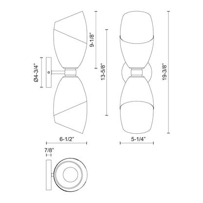 Capri 5-in Wall/Vanity Light