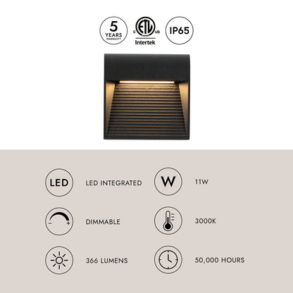 Casa 5-in Exterior Wall Sconce