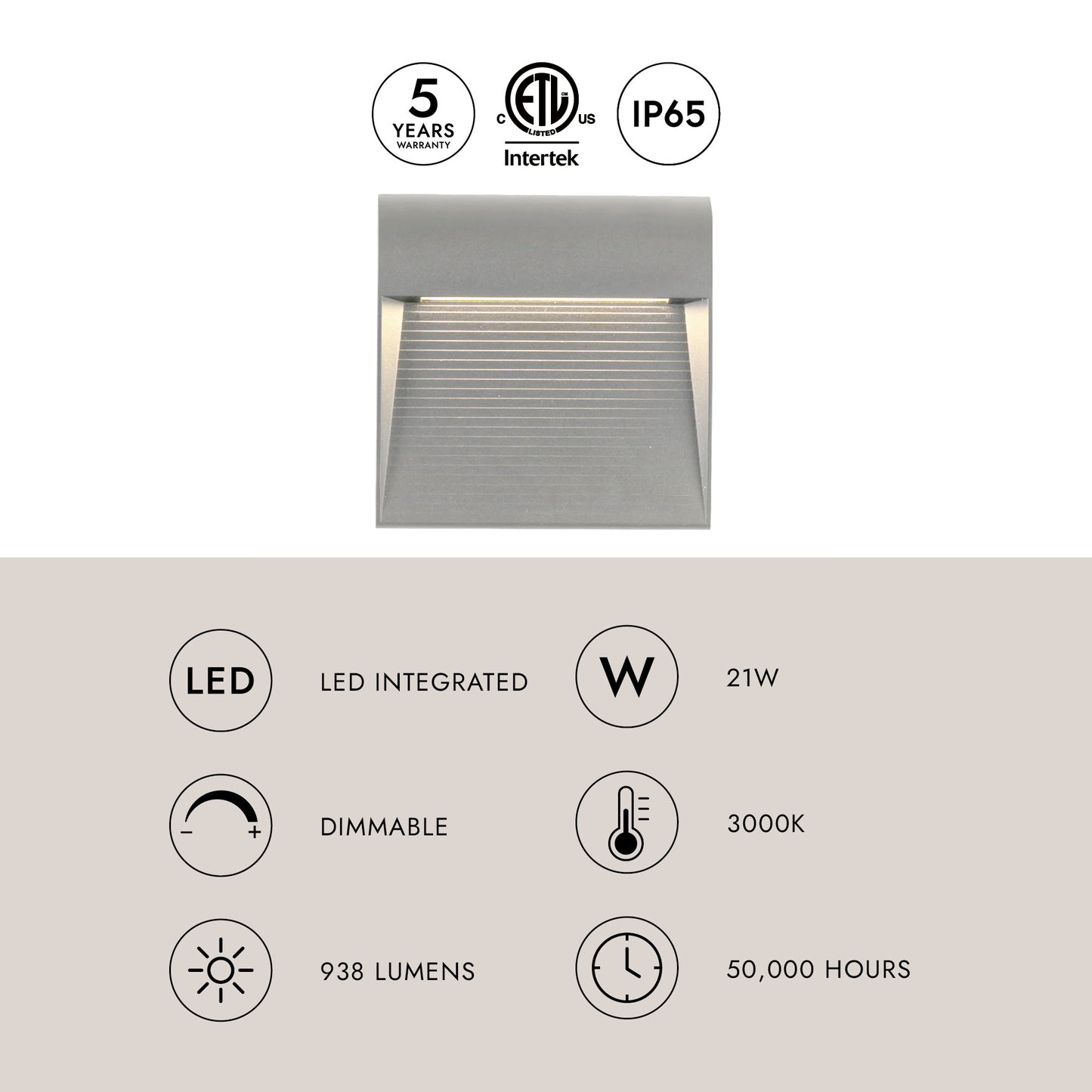 Casa 7-in Exterior Wall Sconce