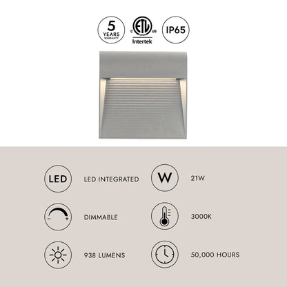 Casa 7-in Exterior Wall Sconce