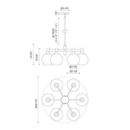 Castilla 29-in Chandelier