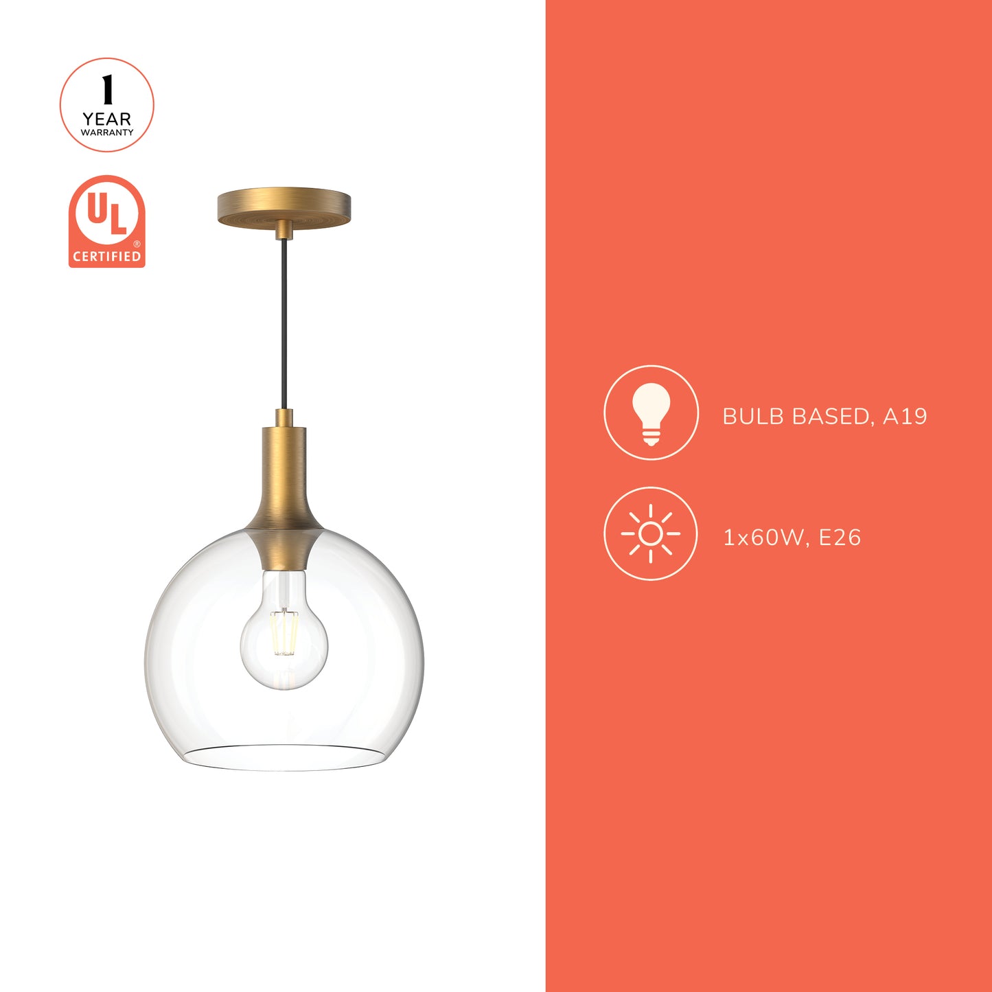 Castilla 10-in Pendant