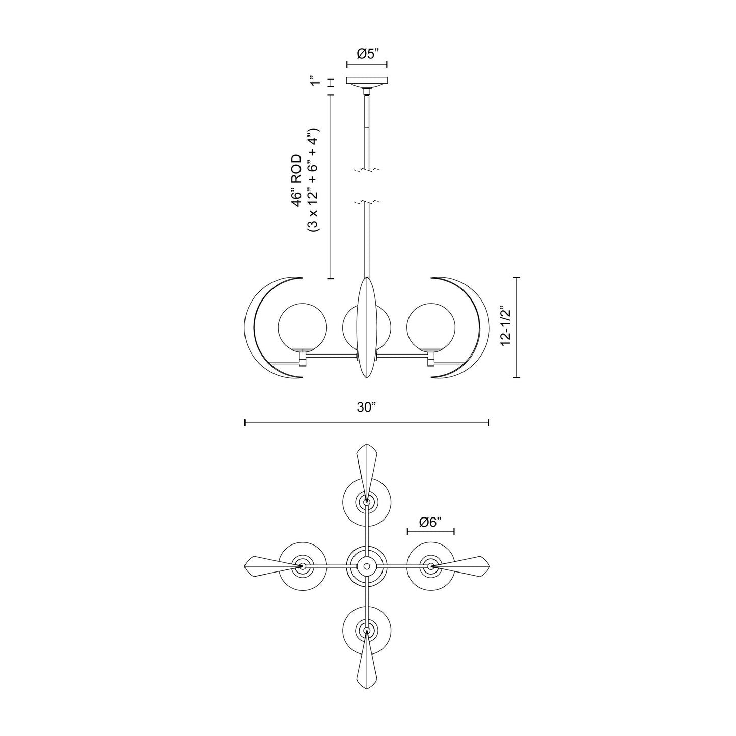 Celeste 30-in Chandelier