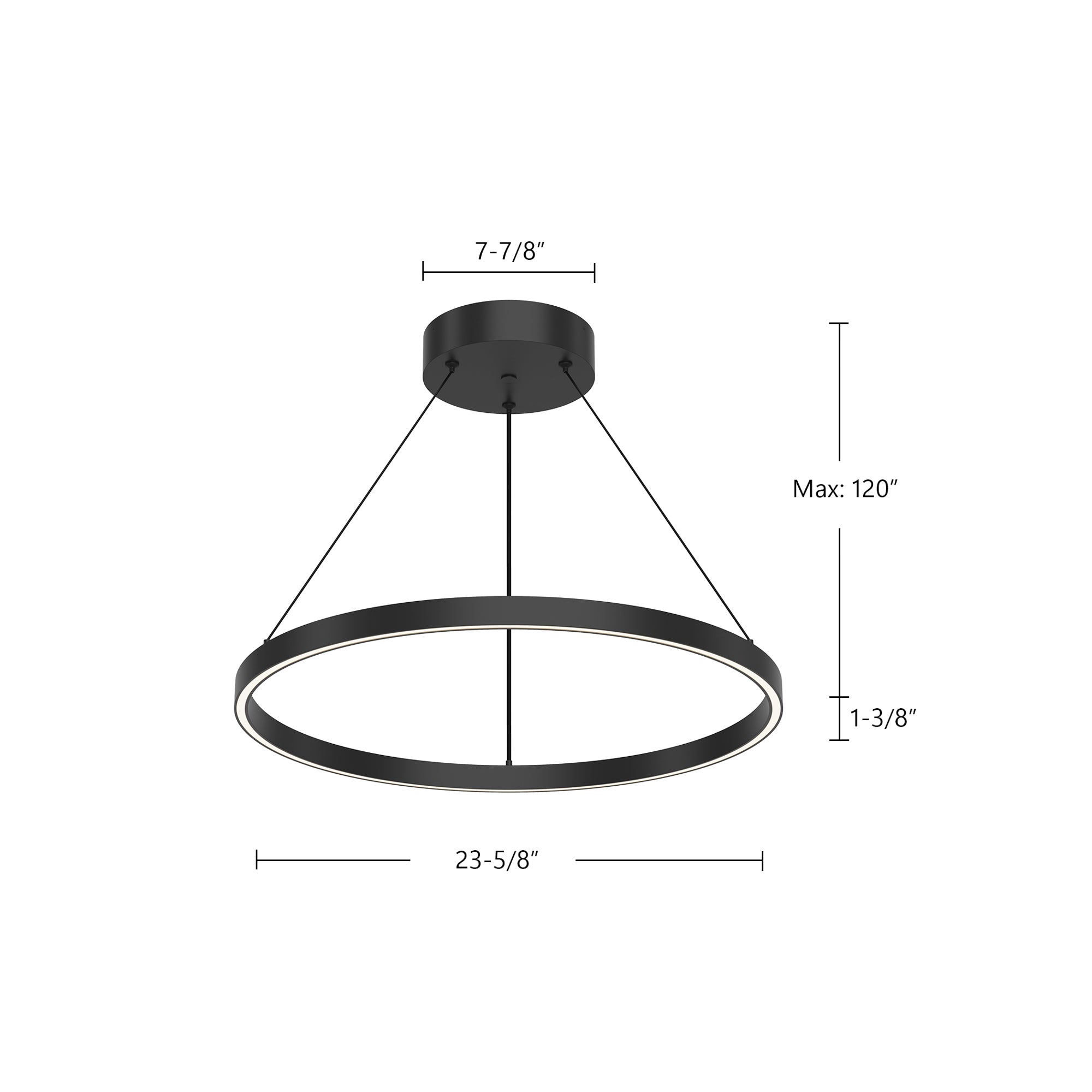 Cerchio 24-in Pendant – Kuzco Lighting